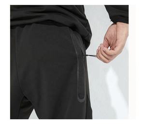 Haute tendance 2025 OEM vêtements de sport survêtements personnalisables hommes coupe ajustée vêtements d'entraînement Jogging porter survêtement 100% coton tissu - Product Image 5