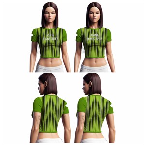 T-shirts courts pour femmes au design unique, vêtements décontractés, t-shirts courts légers pour femmes - Product Image 6