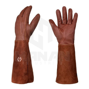 SÉCURITÉ Nouveaux gants de travail industriels en cuir de vache à la mode pour la construction, l'entrepôt, le jardinage et la protection des mains des mécaniciens - Product Image 4