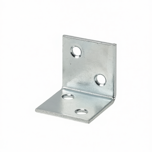 Support d'angle large à côtés égaux VORMANN, plaqué zinc bleu, dimension 30 mm, avec longueur de jambe de 30 mm, outils d'atelier - Lot de 50 - Product Image 3