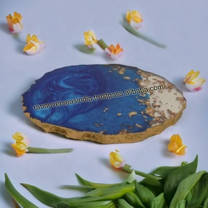 Sous-verres en résine personnalisés de qualité supérieure de forme ovale pour table à manger à un prix abordable du fournisseur - Product Image 4