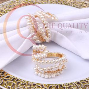 Luxury Metal Napkin Rings for Dining <b>Table</b> Elegant <b>Decorative</b> <b>Accessory</b> for Hotel and Home Use - Product Image 6