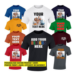 Camiseta de algodón Premium de Amriss, ropa de cuello redondo con impresión personalizada a granel de Bangladesh, suministro de prendas, camisetas cómodas y elegantes - Product Image 1