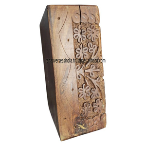 Boîte décorative en bois sculpté Triquetra Symbole parfait pour ranger les bijoux Cristaux Tarot Decks & Cadeau spécial au prix de gros - Product Image 5
