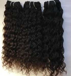 Extensiones de cabello Remy brasileño e indio natural sin procesar de 30 pulgadas, estilos de ondas y rizos alineados con cutícula, cabello humano crudo - Product Image 5