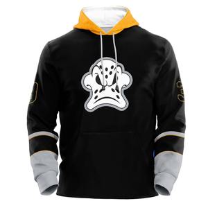 Vente en gros OEM 100% polyester personnalisé brodé par sublimation à manches longues vêtements de sport personnalisés pour hommes sweat à capuche de hockey sur glace - Product Image 6