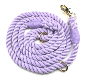 Cotton Rope <b>Leash</b> for Dogs, Natural Dye Rope <b>Leash</b>, Pastel Dog Accessories Ombre Dog <b>Leash</b> - Dog Lead - Product Image 2