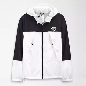 Veste coupe-vent légère à col montant et capuche pour homme, personnalisable OEM, respirante, imperméable et coupe-vent pour usage extérieur en hiver - Product Image 1