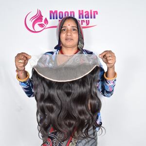 100% Cheap <b>Product</b> Human <b>Hair</b> Frontal Wavy Natural Soft Silky <b>Texture</b> Long Lasting Use Available For Sale At Low Price By Export - Product Image 6