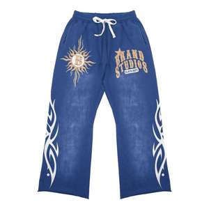 Broderie en détresse avec survêtements SunFaded Design personnalisé et Logo Winter Fashion Street Wear Style Low quantité minimale de commande Zipper Tracksuits. - Product Image 4