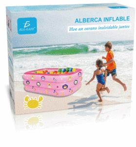 Piscina Gonfiabile Rosa per Casa 150*110*50cm, Attrezzature per Divertimento Acquatico - Product Image 3