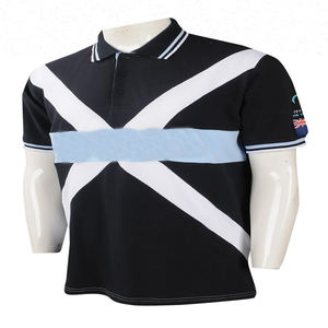 Venta caliente de los hombres de golf de manga corta para Polos logotipo personalizado 100% algodón Jersey sólido liso algodón poliéster en blanco - Product Image 2