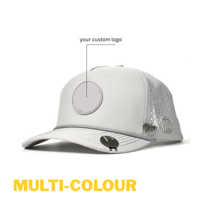 Gorra de golf impermeable de 5 paneles con logo bordado personalizado, OEM/ODM, de alto rendimiento, snapback, de secado rápido, al por mayor - Product Image 2