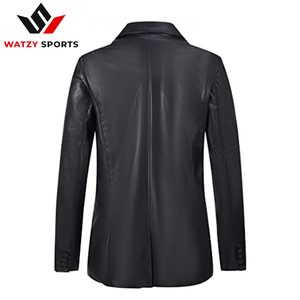 Chaqueta de piel sintética para mujer, chaqueta de talla grande, moda de otoño y primavera, informal, holgada, con botones, 2022, venta al por mayor - Product Image 5