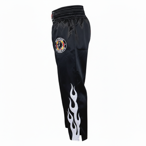 Pantalon de jogging décontracté en toile personnalisé avec logo pour hommes - Idéal entraînement de kickboxing, finition délavée, séchage rapide et respirant - Product Image 6