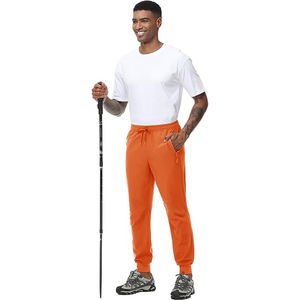 Pantalon de jogging style urbain pour homme, design minimaliste, taille élastique, cordon de serrage, léger, coupe ajustée - Product Image 6