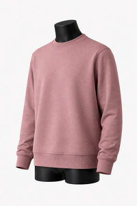 Sudadera al por mayor oversize de algodón 500gsm, jersey con logo personalizado bordado, sudadera de cuello redondo estilo streetwear para hombre - Product Image 6