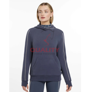 Sweats à capuche d'équitation pour femmes de qualité supérieure sweat à capuche équestre respirant élégant coupe-vent vêtements d'entraînement sweats à capuche légers - Product Image 4