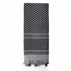 Haute qualité 2025 gros Shemagh hommes écharpe classique 110cm carré coton tissé tactique arabe écharpe avec frange Offre Spéciale - Product Image 6