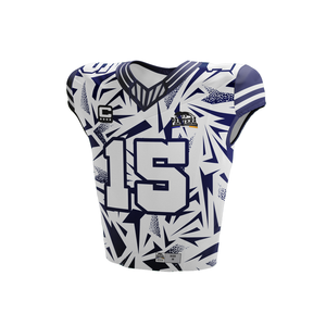 OEM ODM Promotion d'usine à des prix abordables Chemise pour jeunes de haute qualité Maillot de collège personnalisé Maillot de football drapeau américain - Product Image 4