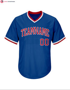 เครื่องแบบกีฬาสโมสรสำหรับผู้ใหญ่เสื้อเบสบอลระบายอากาศได้ดีปรับแต่งได้สำหรับทุกเพศ - Product Image 5