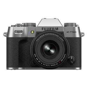 Appareil photo numérique sans miroir X-T50 40,2 MP argenté avec objectif 16-50 mm F2.8 4.8 R LM WR APS-C - Product Image 1