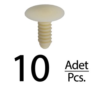 Upholstery <b>Clips</b> for Fiat Ducato-Cream-10X24X25- 10 Pieces - Product Image 1