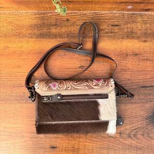 กระเป๋าคลัทช์หนังสำหรับผู้หญิงดีไซน์สวยงานประดิษฐ์ทำจากหนังสไตล์ตะวันตกมาใหม่ - Product Image 4