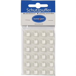 12.6 mm Clear Transparent Plastic Self-Adhesive Protective Buffer Door Square Draft <b>Stopper</b> - Product Image 2