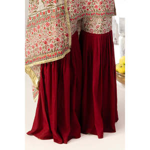 Conjunto de traje de 3 piezas estampado para mujer con dupatta CL-62179 - Product Image 4