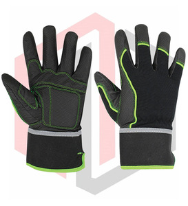 Gants de travail tactiques avec logo personnalisé Gants de mécanicien de sécurité en cuir synthétique pour le travail en extérieur Main d'assemblage vintage - Product Image 1