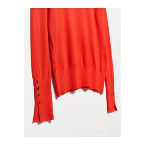 Maglione a goccia con maniche a collo alto 1268-blu M.