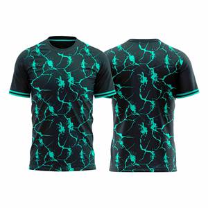 T-shirt d'entraînement de football en tissu polyester doux |   Impression de logo personnalisé |   Tissu régulateur d'humidité - Product Image 6