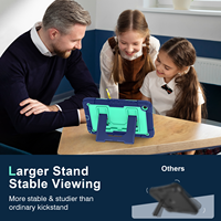 Étui de tablette en silicone résistant aux chocs pour PC, avec béquille intégrée pour Samsung Galaxy Tab A11 Plus A9 Plus 11 pouces
