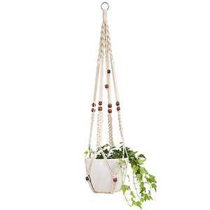 Fournitures de macramé Ensemble de plantes suspendues au mur en macramé Cintres pour plantes en macramé - Product Image 3