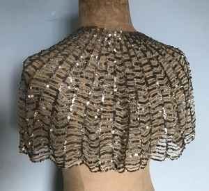 Hermosas hebras con cuentas Lentejuelas Poliéster Festival Capa Sujetadores Cuello Festivo Silueta recta Vestido de noche Fiestas Clubes - Product Image 6