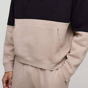 <b>Mens</b> Solid Winter Hooded Sweatshirt Long Sleeve Casual Fashion <b>Pullover</b> Hoodies Warm Lightweight with Pockets - Product Image 3