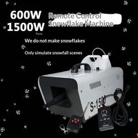 Machine à neige de scène pour effets spéciaux professionnels, générateur de neige artificielle d'extérieur pour spectacles de Noël, mariages, fêtes à thème