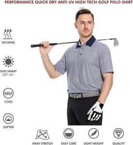 Polos informales de alta calidad OEM a precio de fábrica para hombre, Polo bordado transpirable de secado rápido a granel para Polo personalizado - Product Image 5