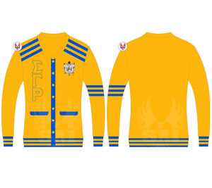Sigma Gamma Rho Soror Embroidery Women Greek Acrylic Cardigans | Sorority Embroidered Custom Made Women Acrylic Cardigan <b>Sweater</b> - Product Image 6