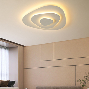 Modern <b>LED</b> Chandelier Cloud Shape Acrylic Metal Base Ra90 3500K Warm White AC Asian Design Large Size Bedroom <b>Surface</b> <b>Mounted</b> - Product Image 2
