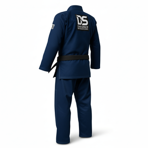Conjunto de trajes de artes marciales de poliéster y algodón de calidad superior al por mayor, corte europeo y japonés para entrenamiento de Karate y BJJ - Product Image 4