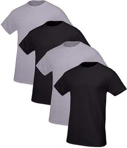 T-shirt pour hommes Chemise vierge en coton pour hommes T-shirt Crew évacuant l'humidité T-shirt pour hommes - Product Image 1