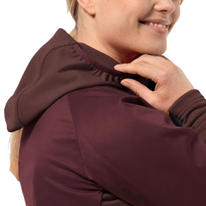 Veste softshell d'hiver pour femme de haute qualité, coupe ajustée, séchage rapide, coupe-vent, imprimée, tricotée, respirante, doublure en polaire - Product Image 4