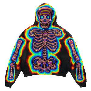 Ropa de calle 100% de algodón de peso pesado Vintage desgastado lavado con ácido Sudadera con capucha Crop Top serigrafiada sudaderas con capucha recortadas en blanco personalizadas - Product Image 5