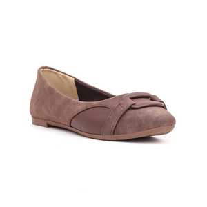 Zapatos de tacón alto para mujer WN0843 Zapatos de punta cuadrada marrón con cierre de tacón fino de 3cm de alta calidad - Product Image 2
