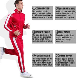 2024 Nouveautés Survêtements de sport pour hommes Vente en gros Prix d'usine Logo personnalisé Imprimé Respirant Meilleurs vêtements de sport - Product Image 5