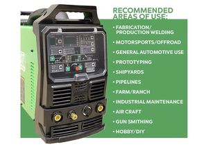 Nouvelle machine à souder TIG à impulsions numérique AC/DC Everlast PowerTIG-255EXT, onduleur à double alimentation 110V/220V, pour usage industriel et DIY, OEM - Product Image 3
