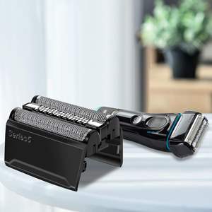 Cabezal de Repuesto para Afeitadora Eléctrica USB, Cabezal Rotatorio de Doble Cuchilla, Afeitadora Facial Impermeable y Lavable para Máquina de Afeitar - Product Image 2