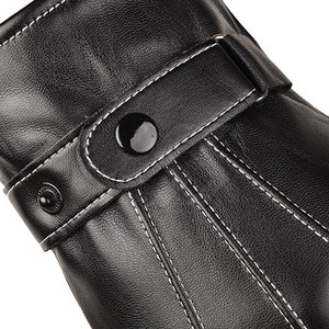 Guantes de cuero de moda de piel de oveja de alta calidad Nuevo diseño Cómodos guantes de cuero de moda Venta al por mayor Tarifa OEM personalizado - Product Image 6